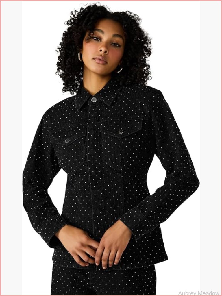 Classic Blazer With Button Closure Cotton Blend Long Sleeve Structured Jacket